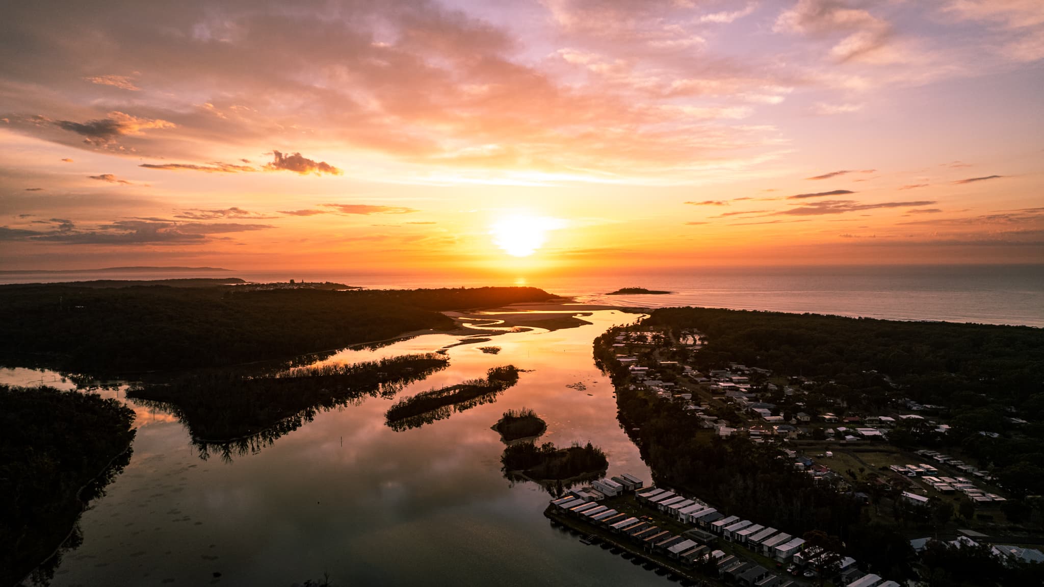 Sun on the Inlet